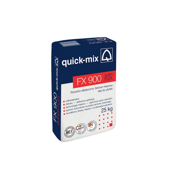 Клей для плитки високоеластичний Quick-Mix FX 900 Super flex, фото 1