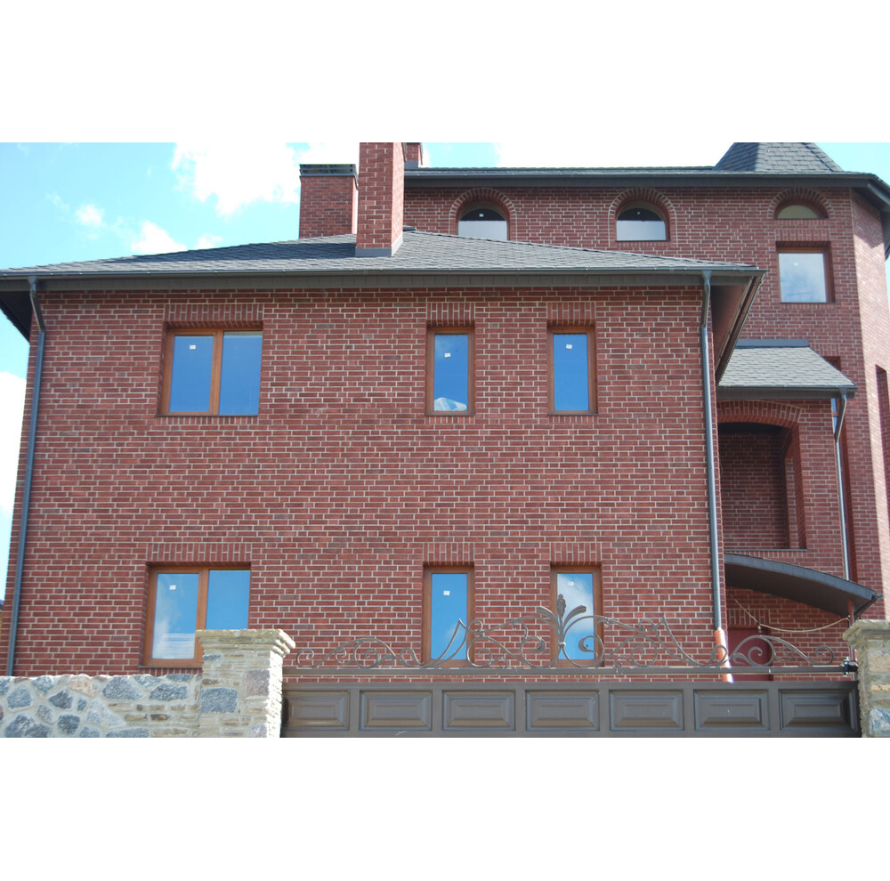 Клінкерна цегла Крамейя КлінКерам Рустика Рубін 13, фото 3