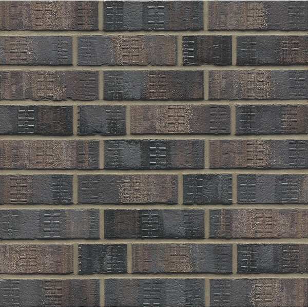 Клінкерна цегла Muhr Nr. 15F Schwarz-bunt Edelglanz besandet Fusssortierung, фото 1