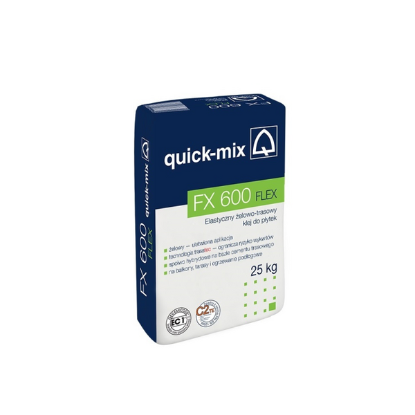 Клей для плитки еластичний Quick-Mix FX 600 Flex, фото 1
