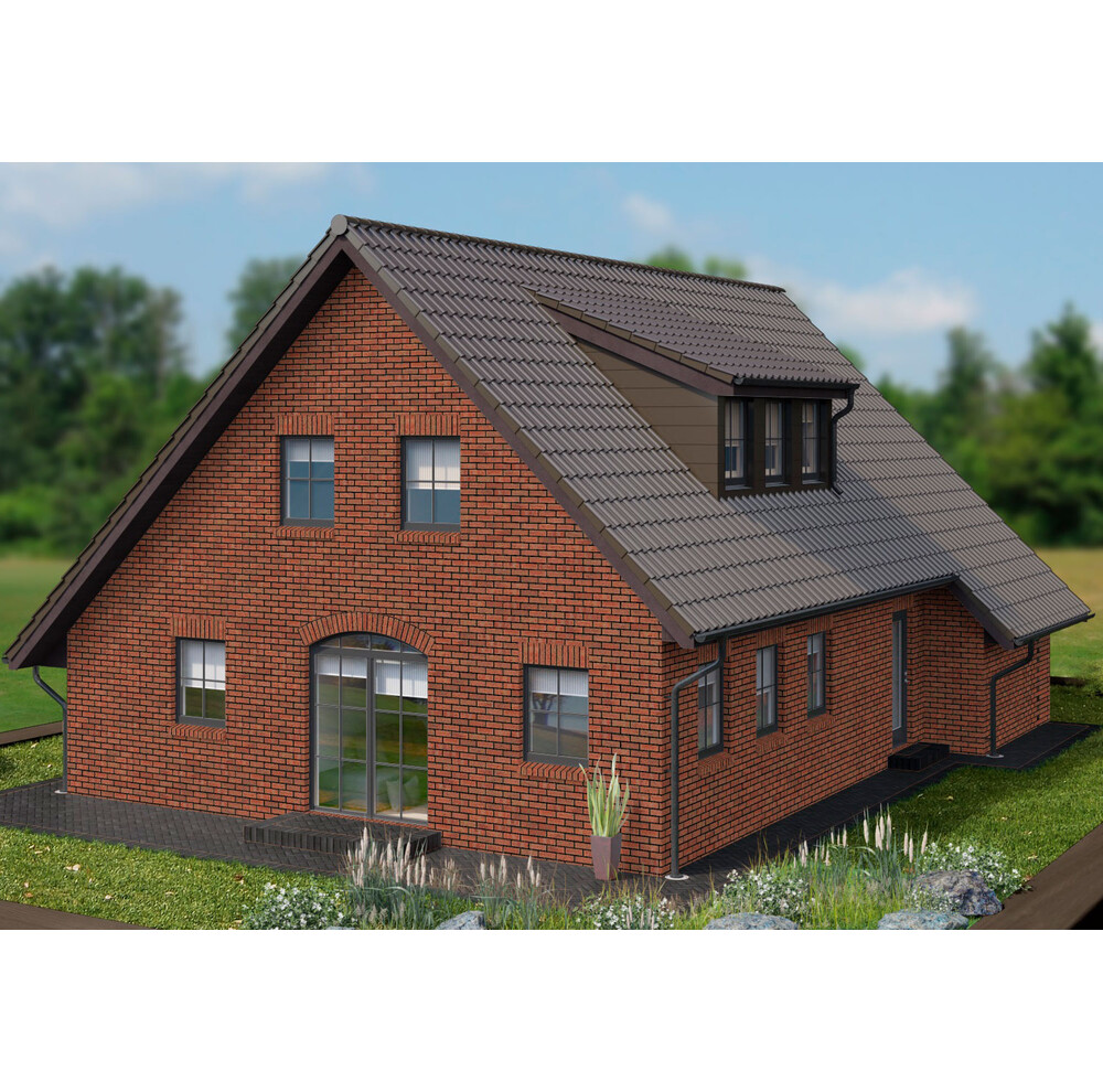 Клінкерна цегла K 377 Lava maron rustico, фото 2