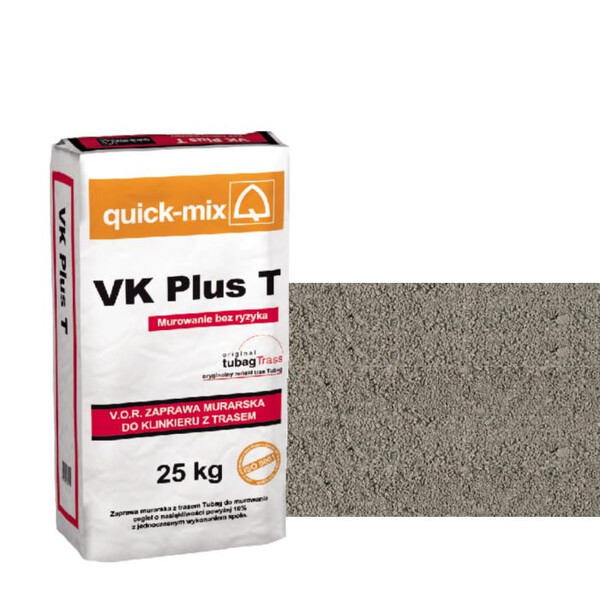 Кладочна суміш quick-mix VK plus T сірий, фото 1