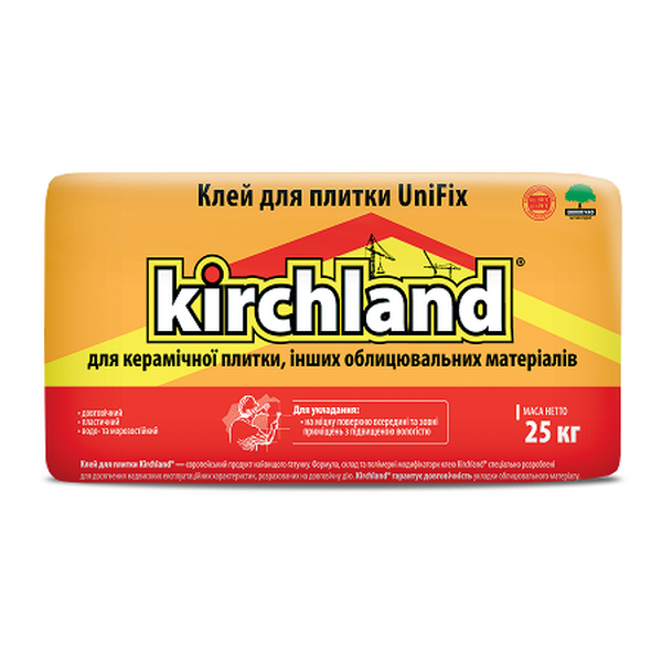 Клей для плитки Kirchland UniFix, фото 1