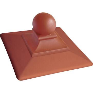 Кришка для паркану керамічна King Klinker (01) Червона Royal, фото 1