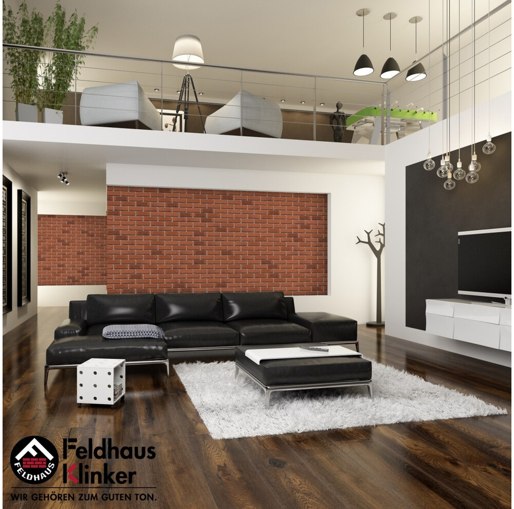 Клінкерна плитка Feldhaus Klinker R488 ferreno rustico carbo, фото 11