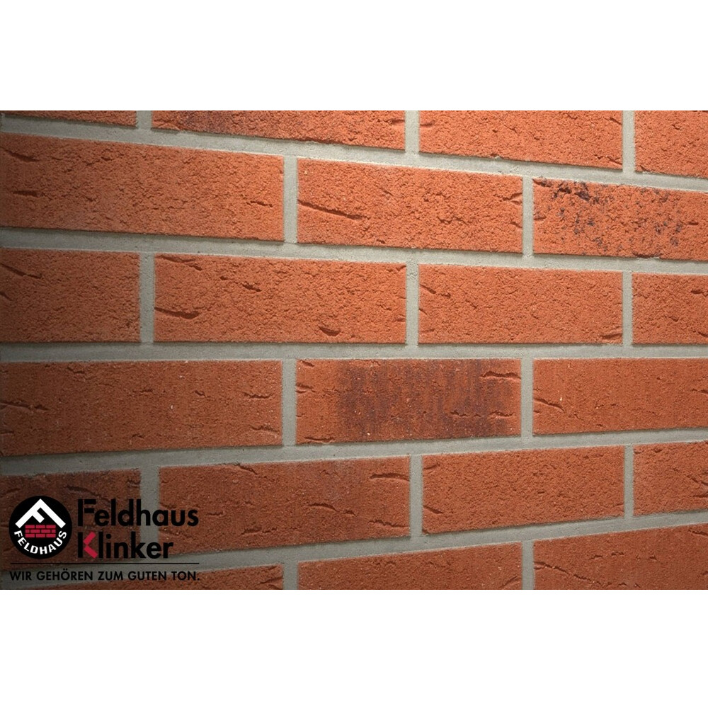 Клінкерна плитка Feldhaus Klinker R488 ferreno rustico carbo, фото 2