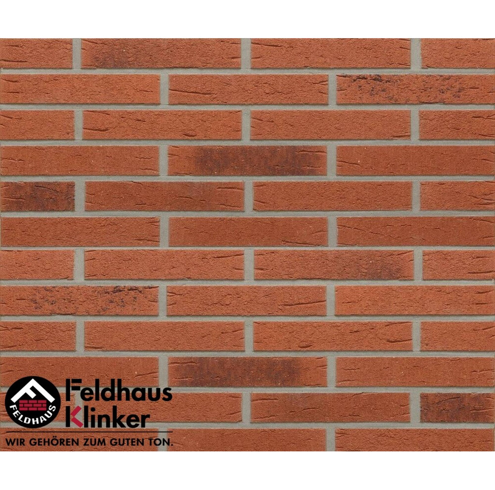 Клінкерна плитка Feldhaus Klinker R488 ferreno rustico carbo, фото 3