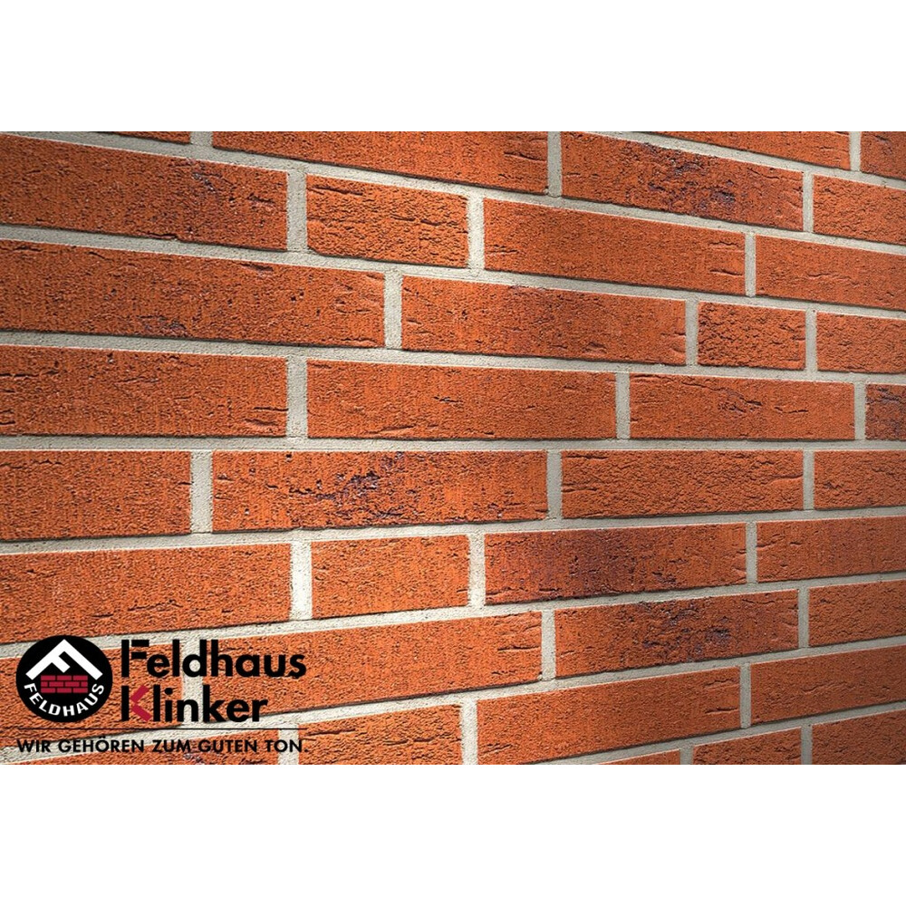 Клінкерна плитка Feldhaus Klinker R488 ferreno rustico carbo, фото 6