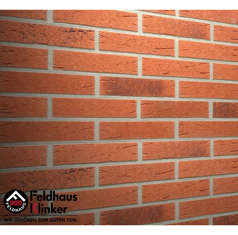 Клінкерна плитка Feldhaus Klinker R488 ferreno rustico carbo, фото 4