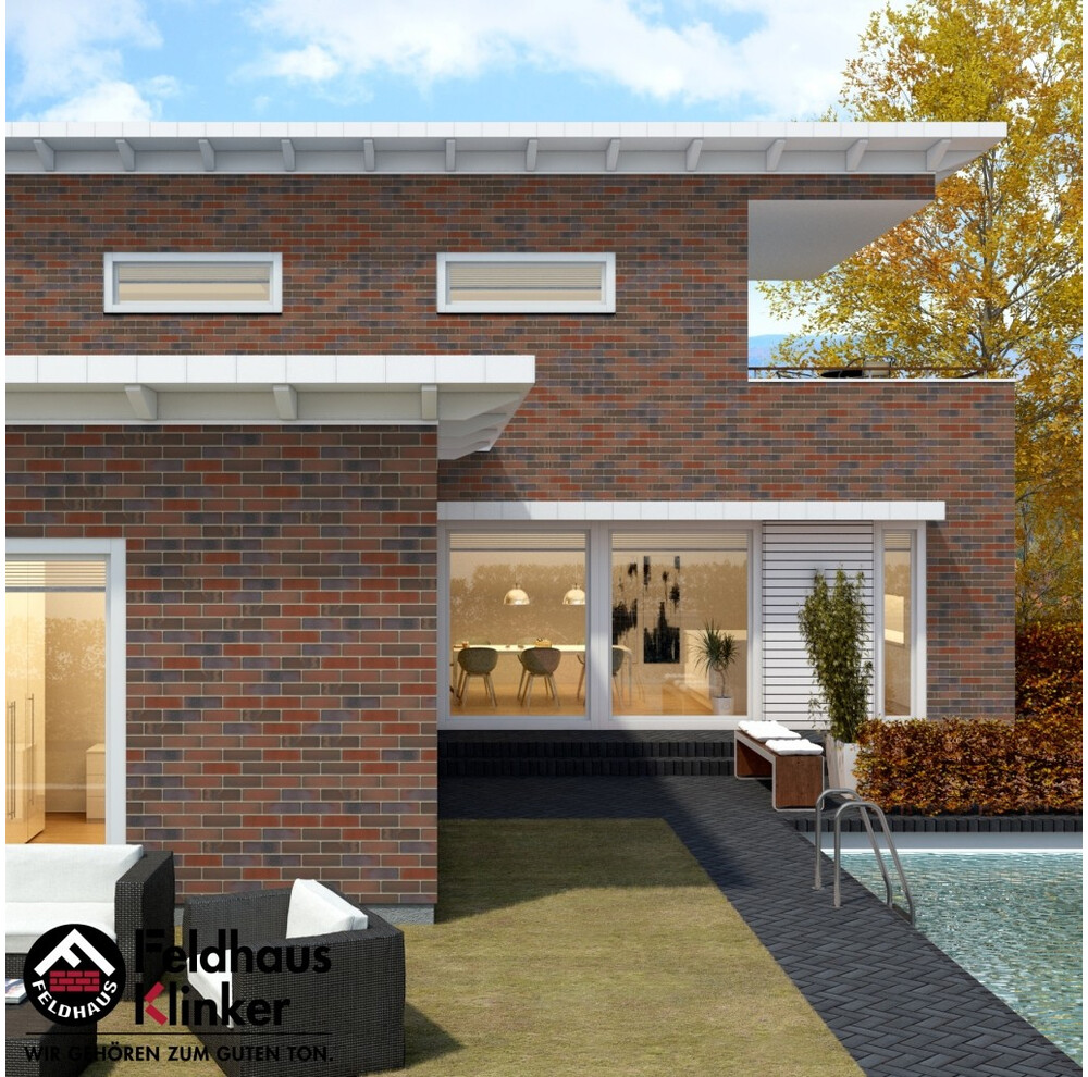 Клінкерна плитка Feldhaus Klinker R580 salina carmesi colori, фото 5