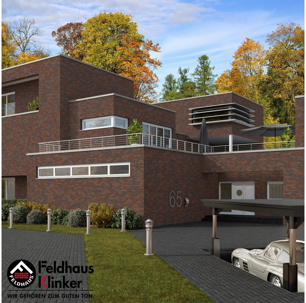 Клінкерна плитка Feldhaus Klinker R580 salina carmesi colori, фото 6