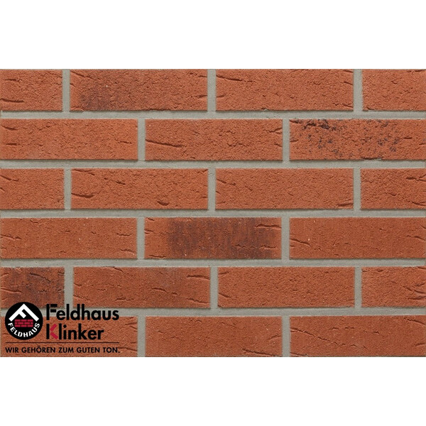 Клінкерна плитка Feldhaus Klinker R488 ferreno rustico carbo, фото 1