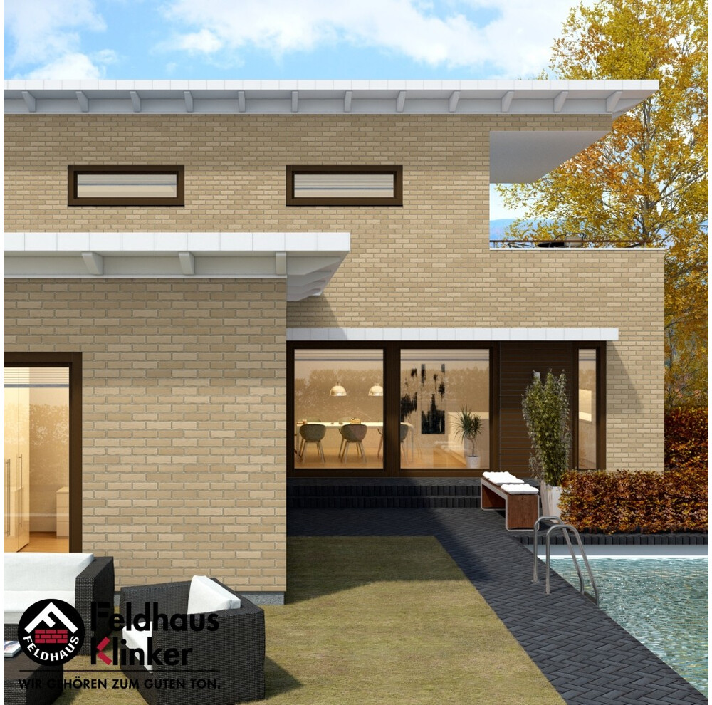 Клінкерна плитка Feldhaus Klinker R692 NF11 sintra creme, фото 5