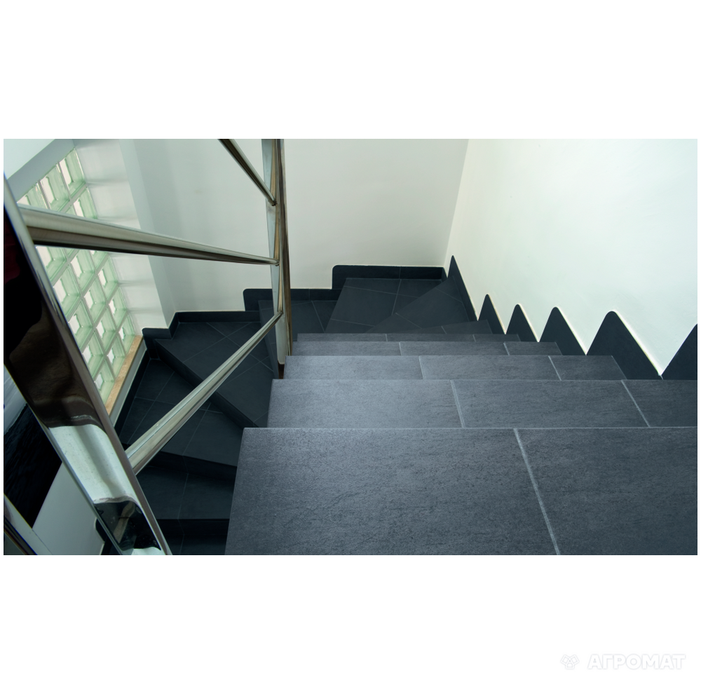 Клінкер Exagres Mediterraneo PELD FIOR GRAFITO сходинка, фото 3