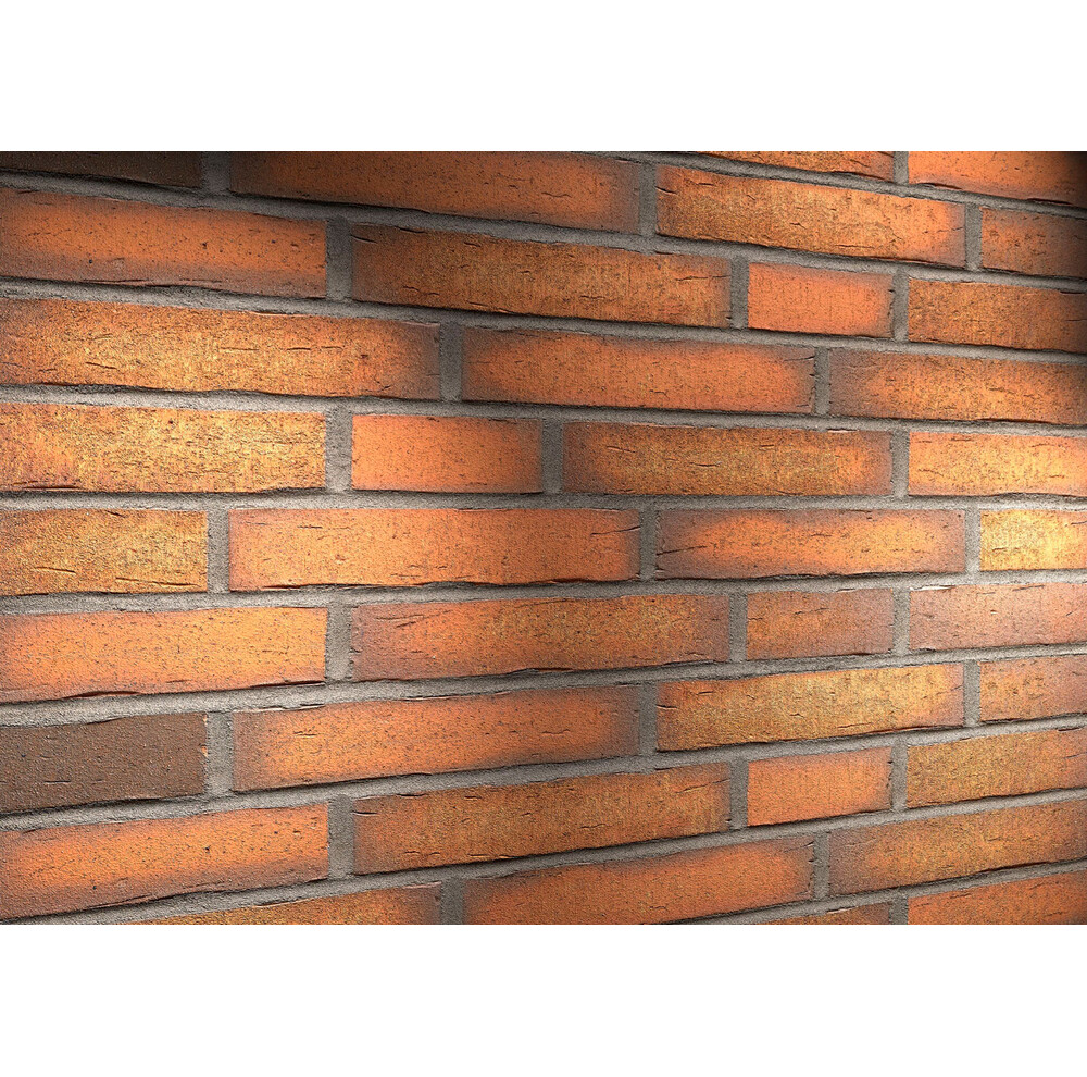 Клінкерна плитка Feldhaus Klinker R758 LDF vascu terracotta calino, фото 4