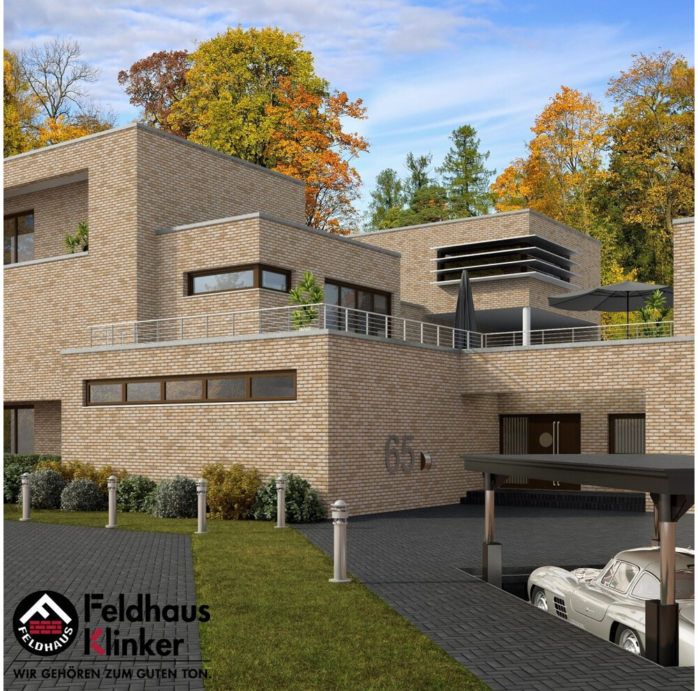 Клінкерна плитка Feldhaus Klinker R730 vascu crema bora, фото 8