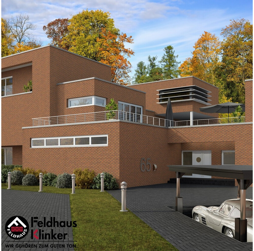 Клінкерна плитка Feldhaus Klinker R758 vascu terracotta calino, фото 5