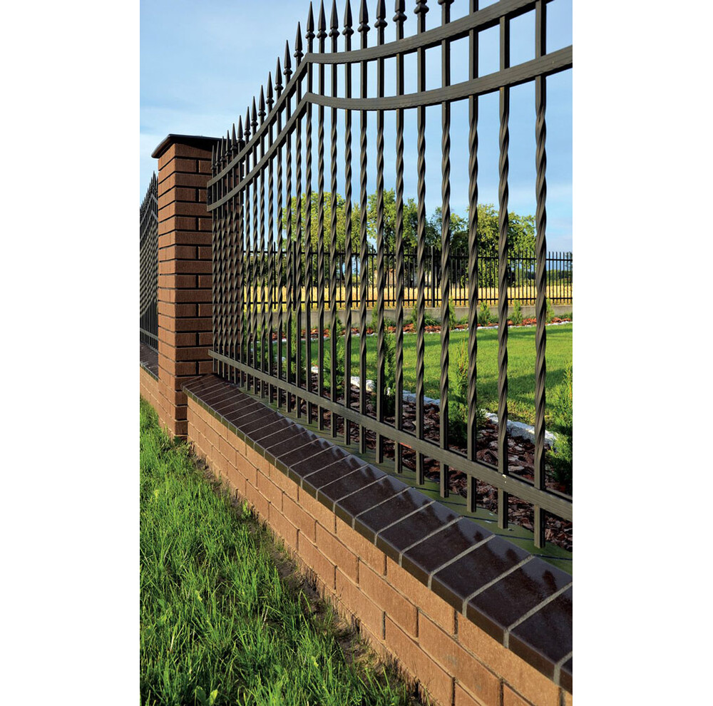 Елемент огорож King Klinker (17) Оніксовий чорний, фото 2