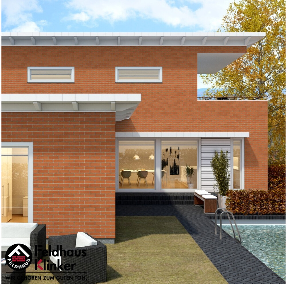 Клінкерна плитка Feldhaus Klinker R731 vascu terracotta oxana, фото 5