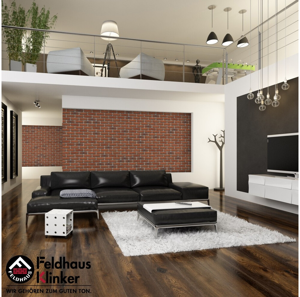 Клінкерна плитка Feldhaus Klinker R687 NF11 sintra terracotta linguro, фото 8