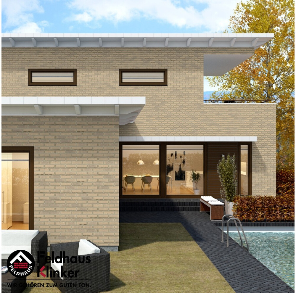 Клінкерна плитка Feldhaus Klinker R732 vascu crema toccata, фото 7