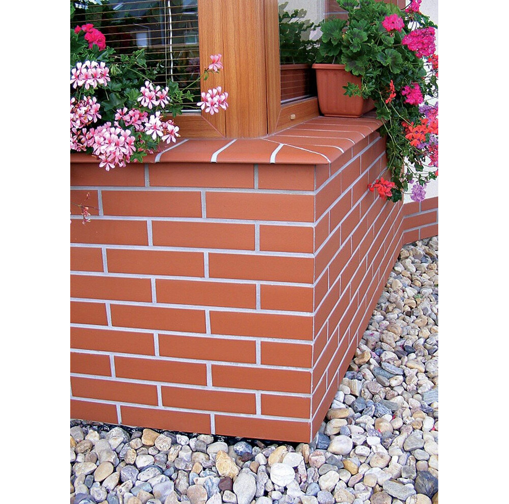 Підвіконня клінкерне King Klinker (01) Червоне (довжина 150 мм), фото 2