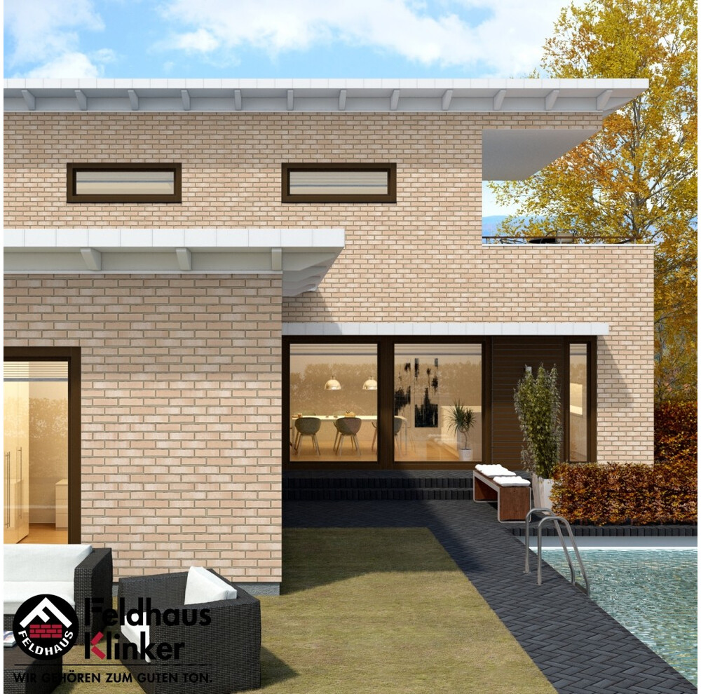 Клінкерна плитка Feldhaus Klinker R733 vascu crema pandra, фото 6