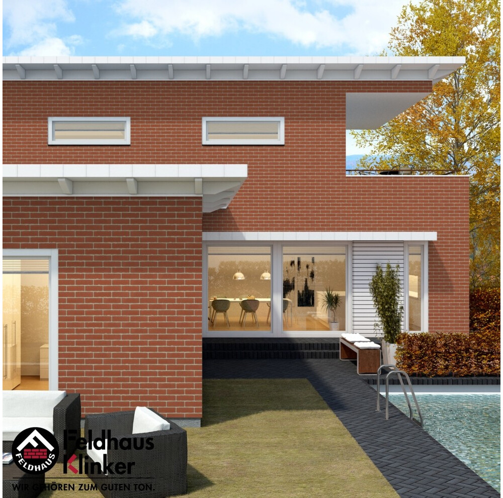 Клінкерна плитка Feldhaus Klinker R751 vascu carmesi, фото 5