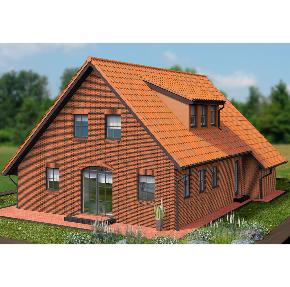 Клінкерна плитка Feldhaus Klinker R767 LDF vascu terracotta locata, фото 2