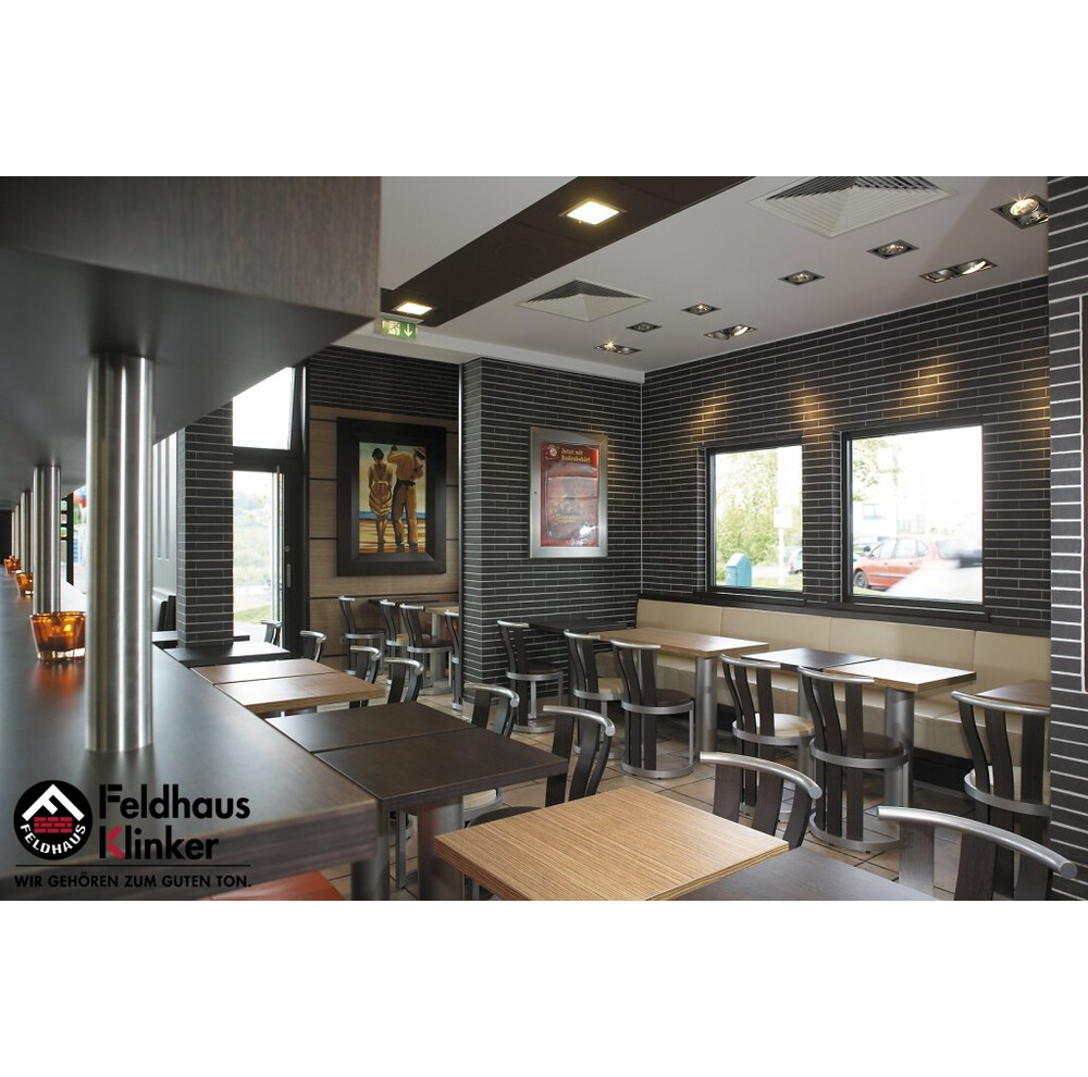 Клінкерна плитка Feldhaus Klinker R700 LDF antdracit liso, фото 10