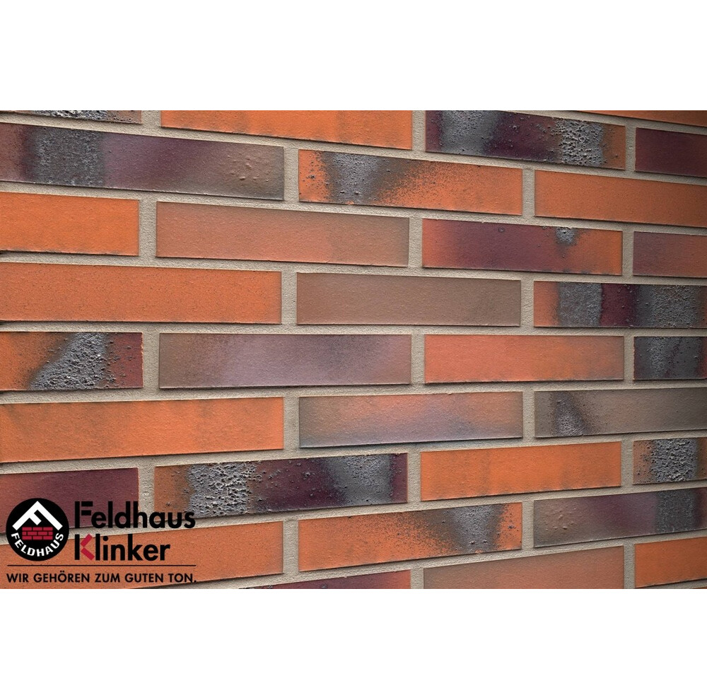 Клінкерна плитка Feldhaus Klinker R562 carbona terreno bluastro, фото 4