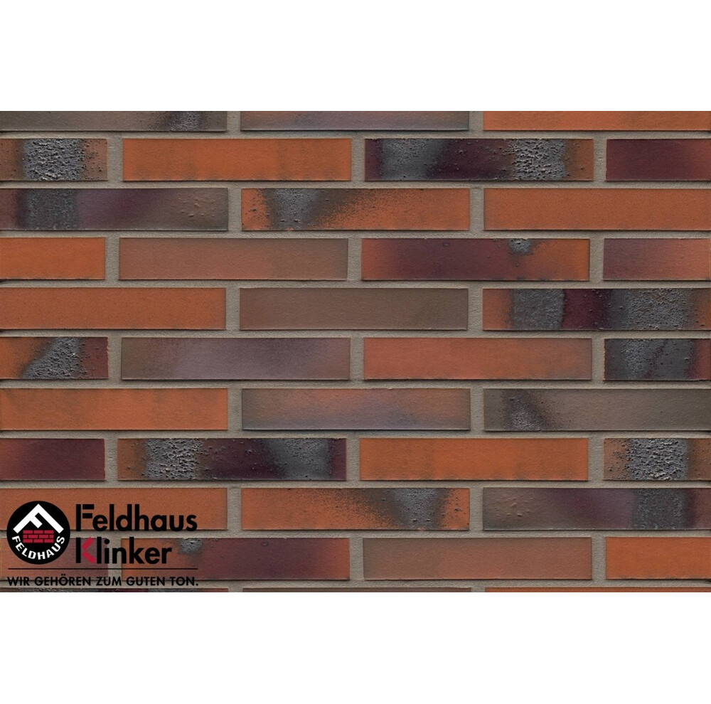 Клінкерна плитка Feldhaus Klinker R562 carbona terreno bluastro, фото 3