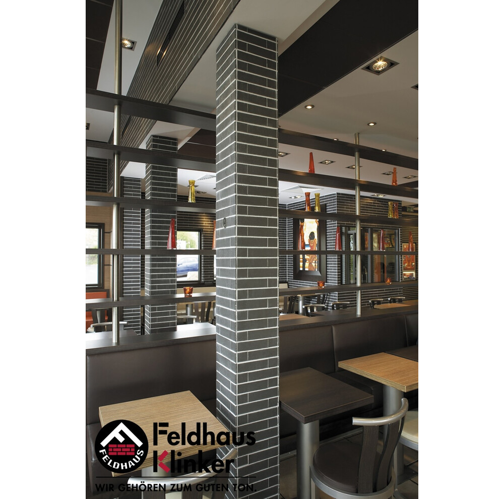 Клінкерна плитка Feldhaus Klinker R700 NF9 antdracit liso, фото 10