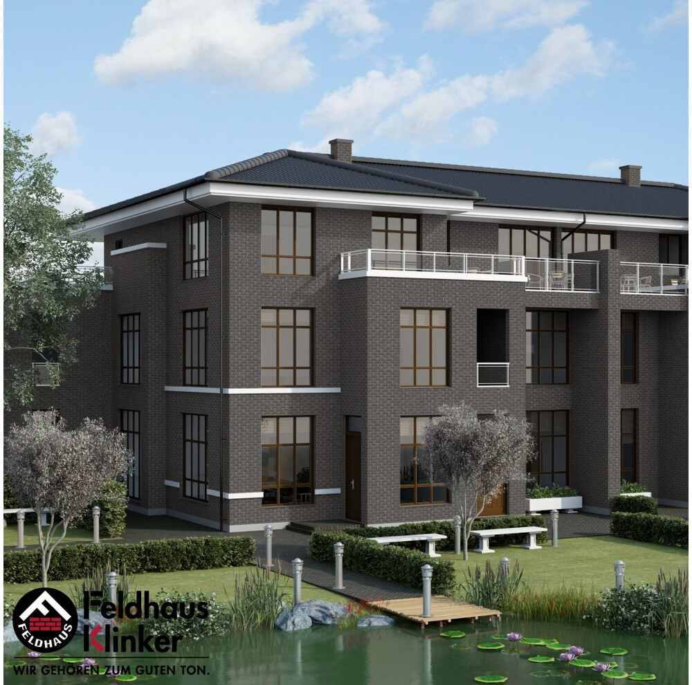 Клінкерна плитка Feldhaus Klinker R735 antdracit mana, фото 10