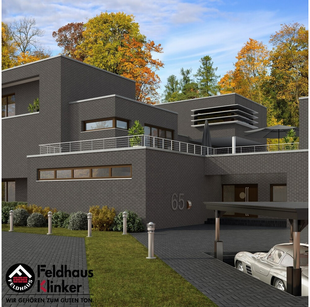 Клінкерна плитка Feldhaus Klinker R735 antdracit mana, фото 11