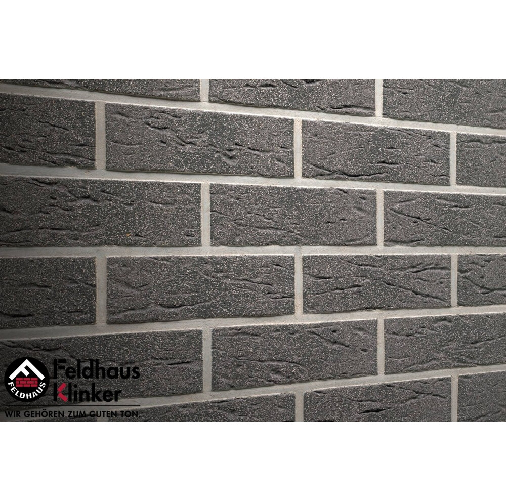 Клінкерна плитка Feldhaus Klinker R735 antdracit mana, фото 2