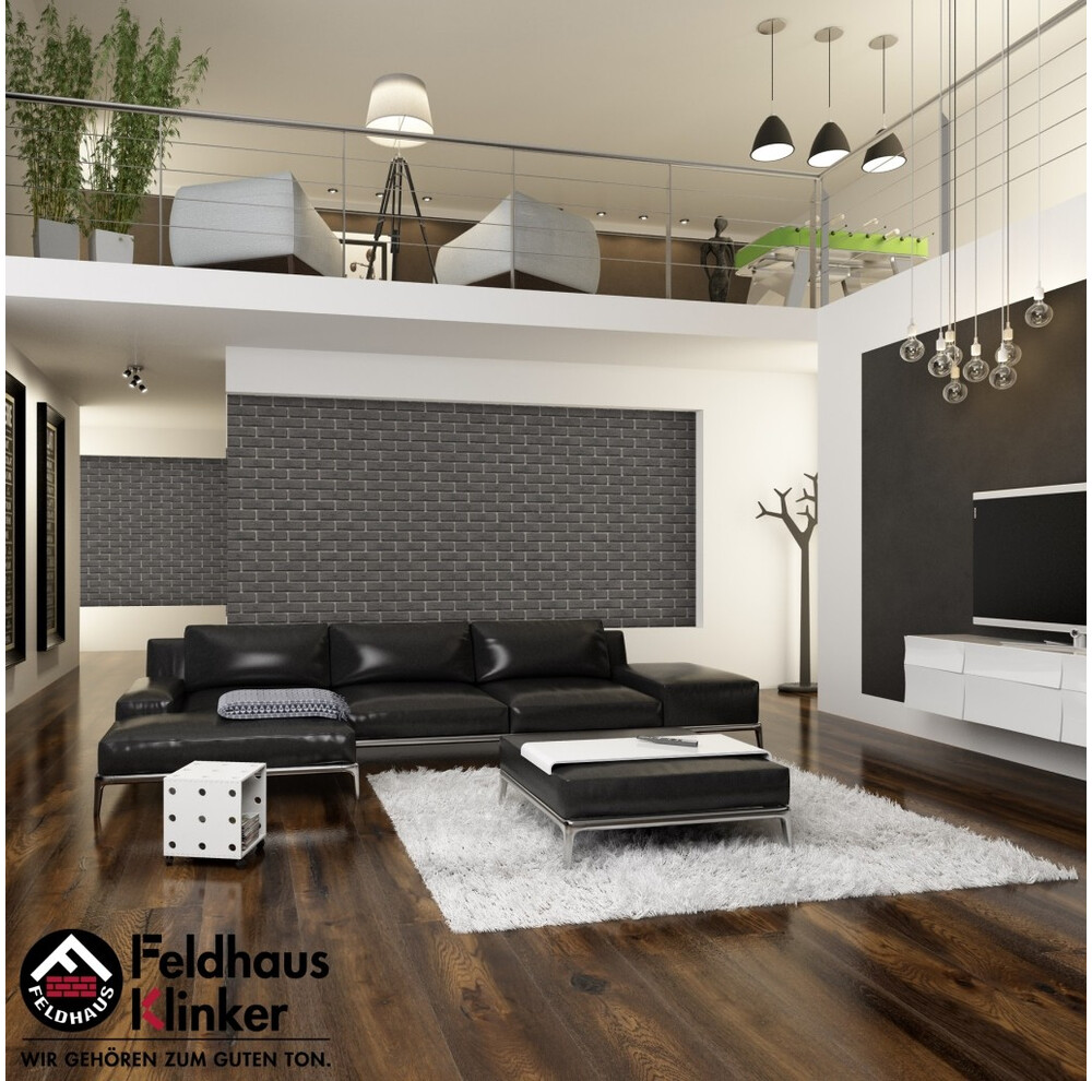 Клінкерна плитка Feldhaus Klinker R735 antdracit mana, фото 7