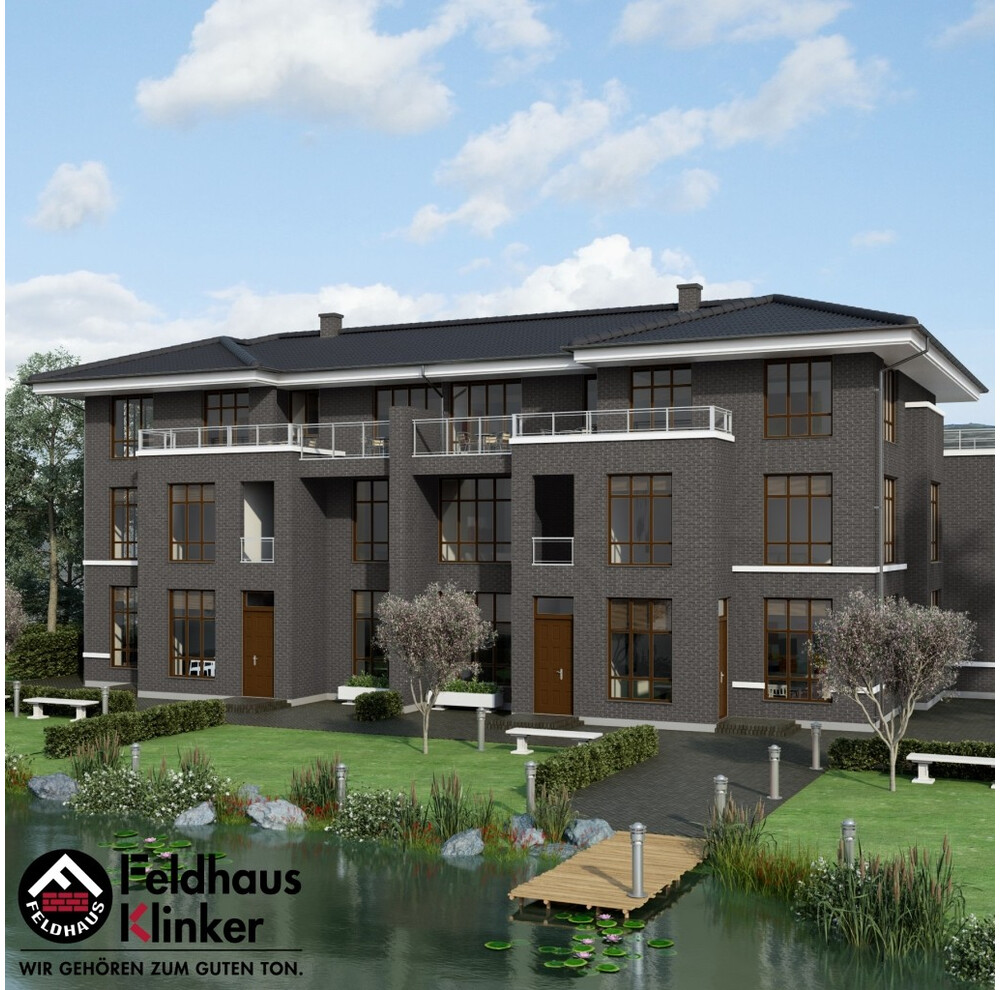 Клінкерна плитка Feldhaus Klinker R735 antdracit mana, фото 9