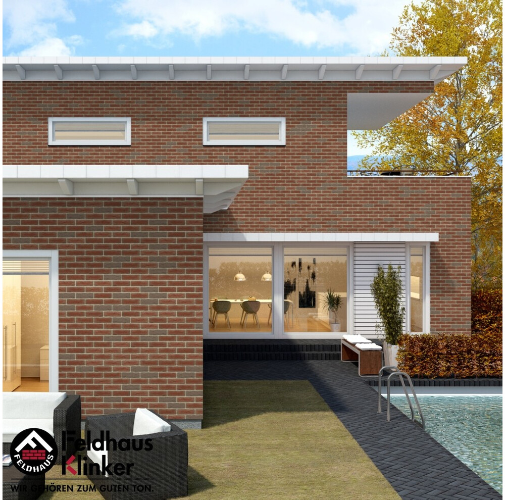 Клінкерна плитка Feldhaus Klinker R689 NF14 sintra ardor, фото 9