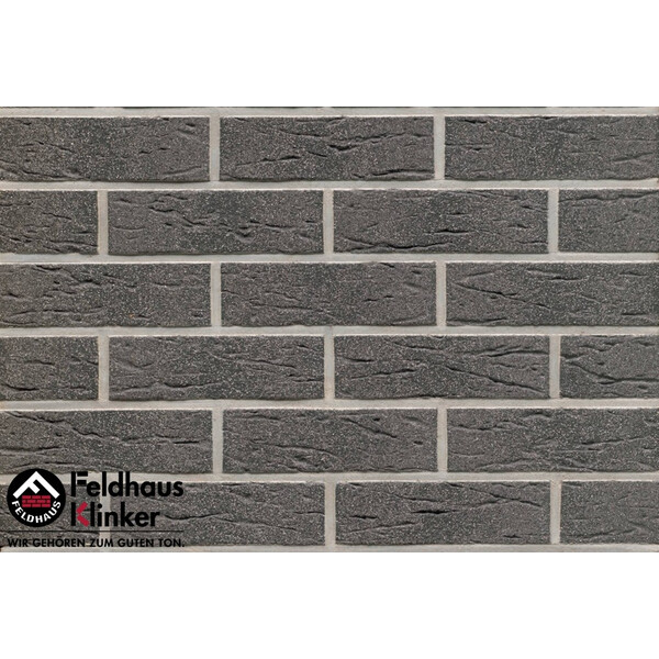 Клинкерная плитка Feldhaus Klinker R735 antdracit mana, фото 1