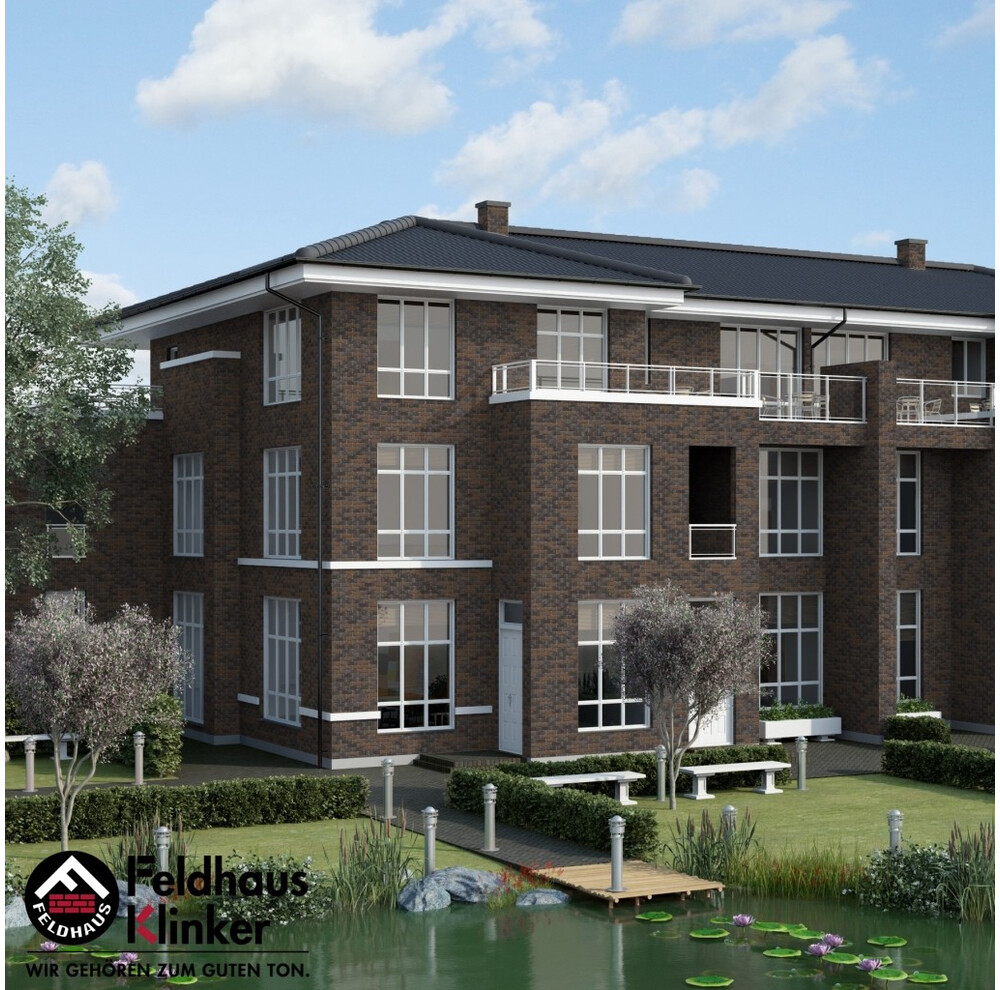 Клінкерна плитка Feldhaus Klinker R564 carbon geo maritim, фото 10