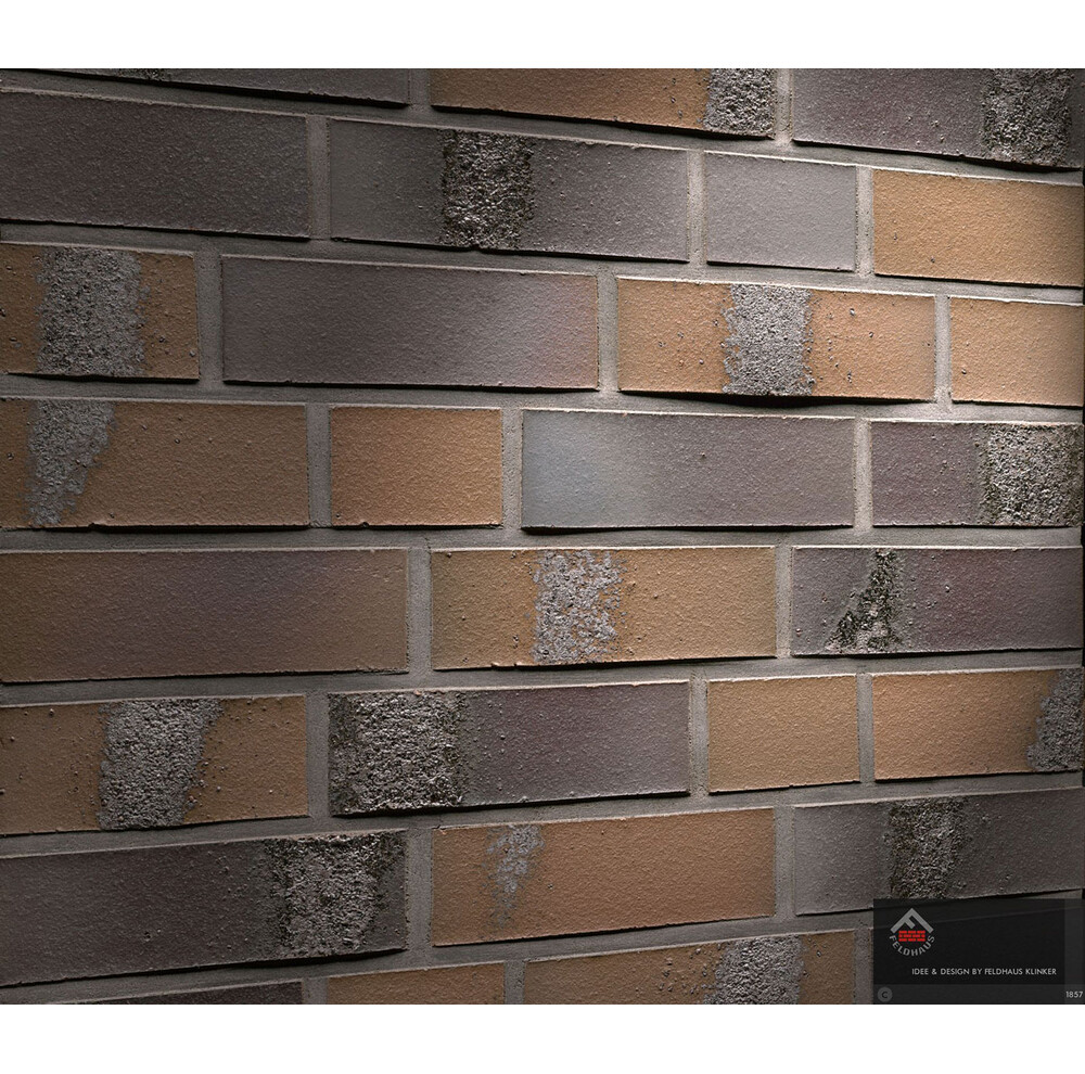 Клінкерна плитка Feldhaus Klinker R564 carbon geo maritim, фото 4