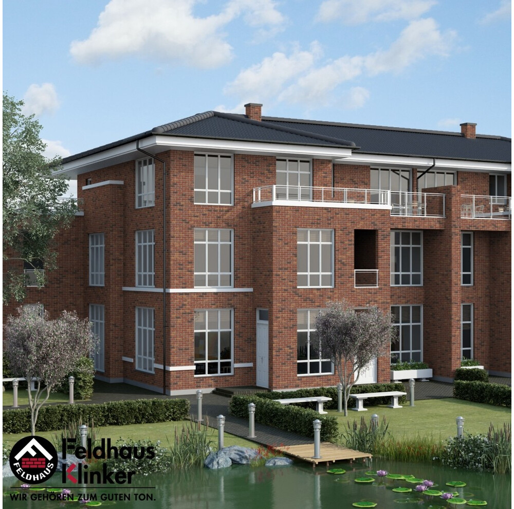 Клінкерна плитка Feldhaus Klinker R744 vascu carmesi legoro, фото 7