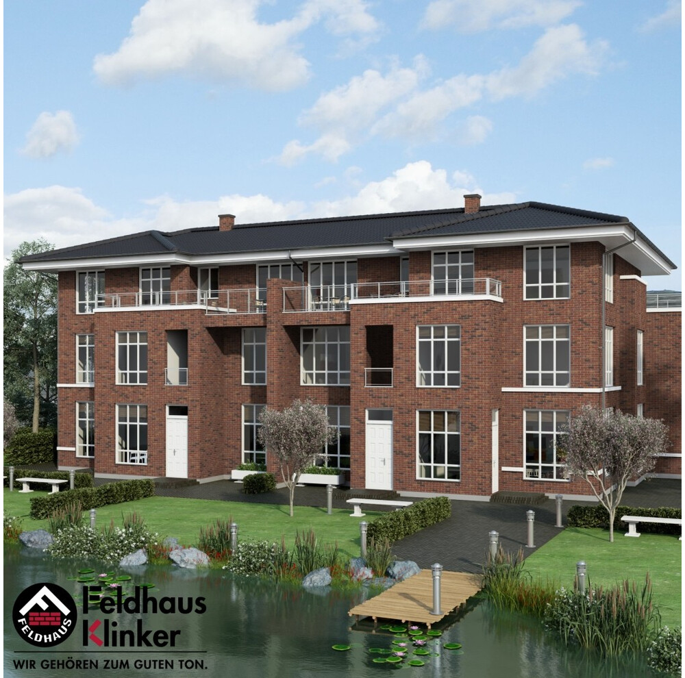 Клінкерна плитка Feldhaus Klinker R744 vascu carmesi legoro, фото 5