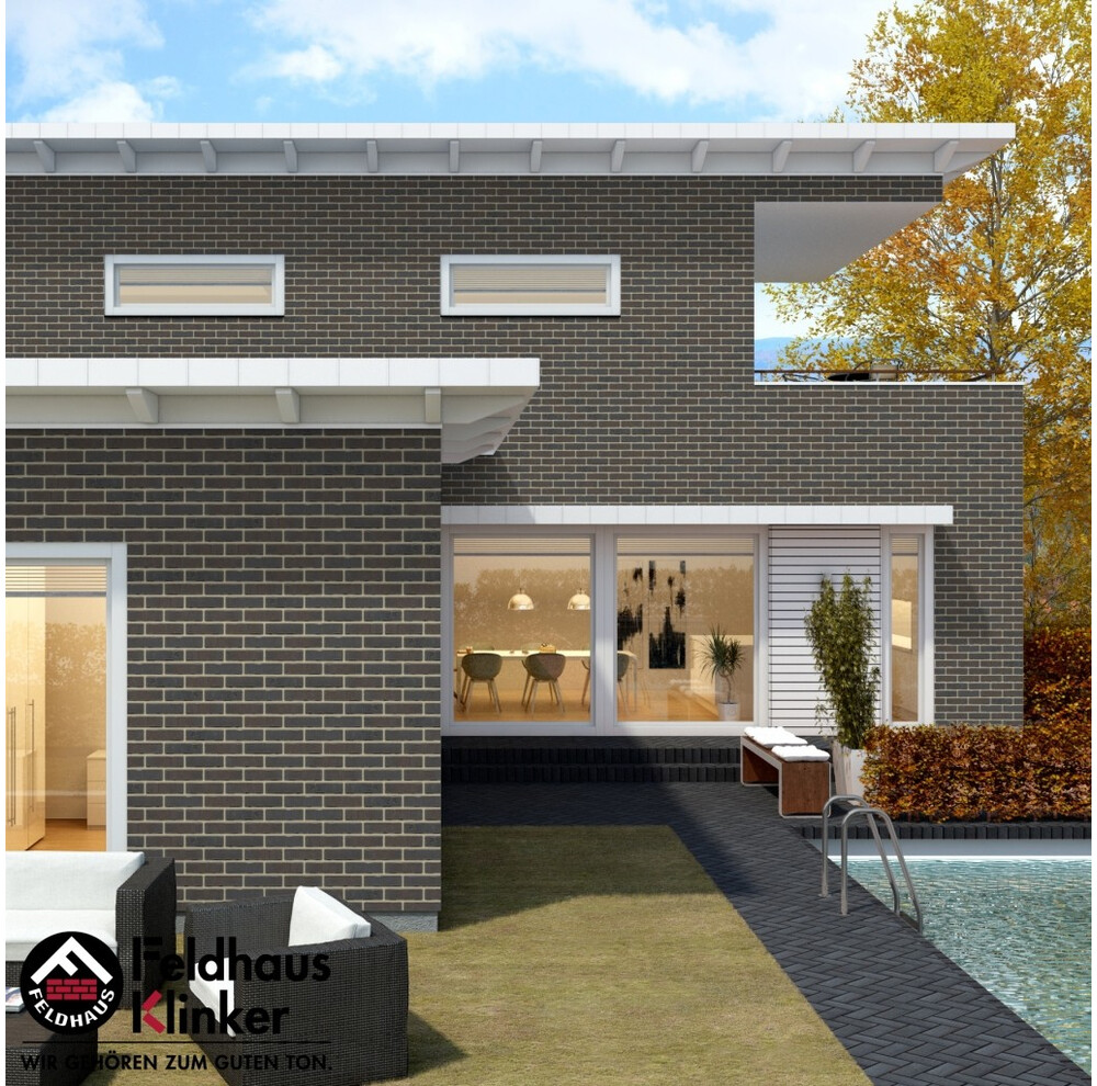 Клінкерна плитка Feldhaus Klinker R737 vascu vulkano verdo, фото 5