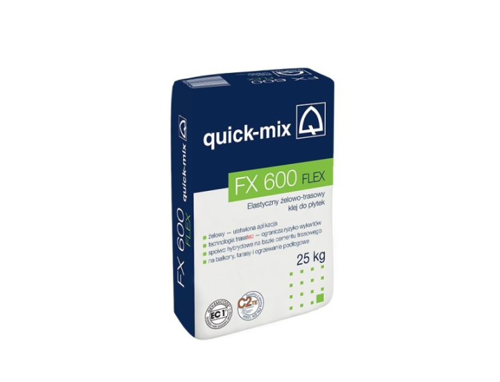Клей для плитки эластичный quick-mix FX 600 Flex