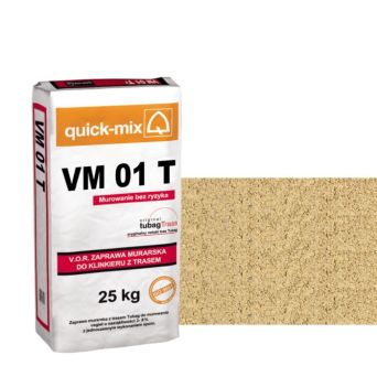 Кладочная смесь для клинкерного кирпича quick-mix VM 01 T песочный
