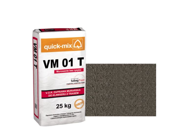 Кладочная смесь для клинкерного кирпича quick-mix VM 01 T графитовый
