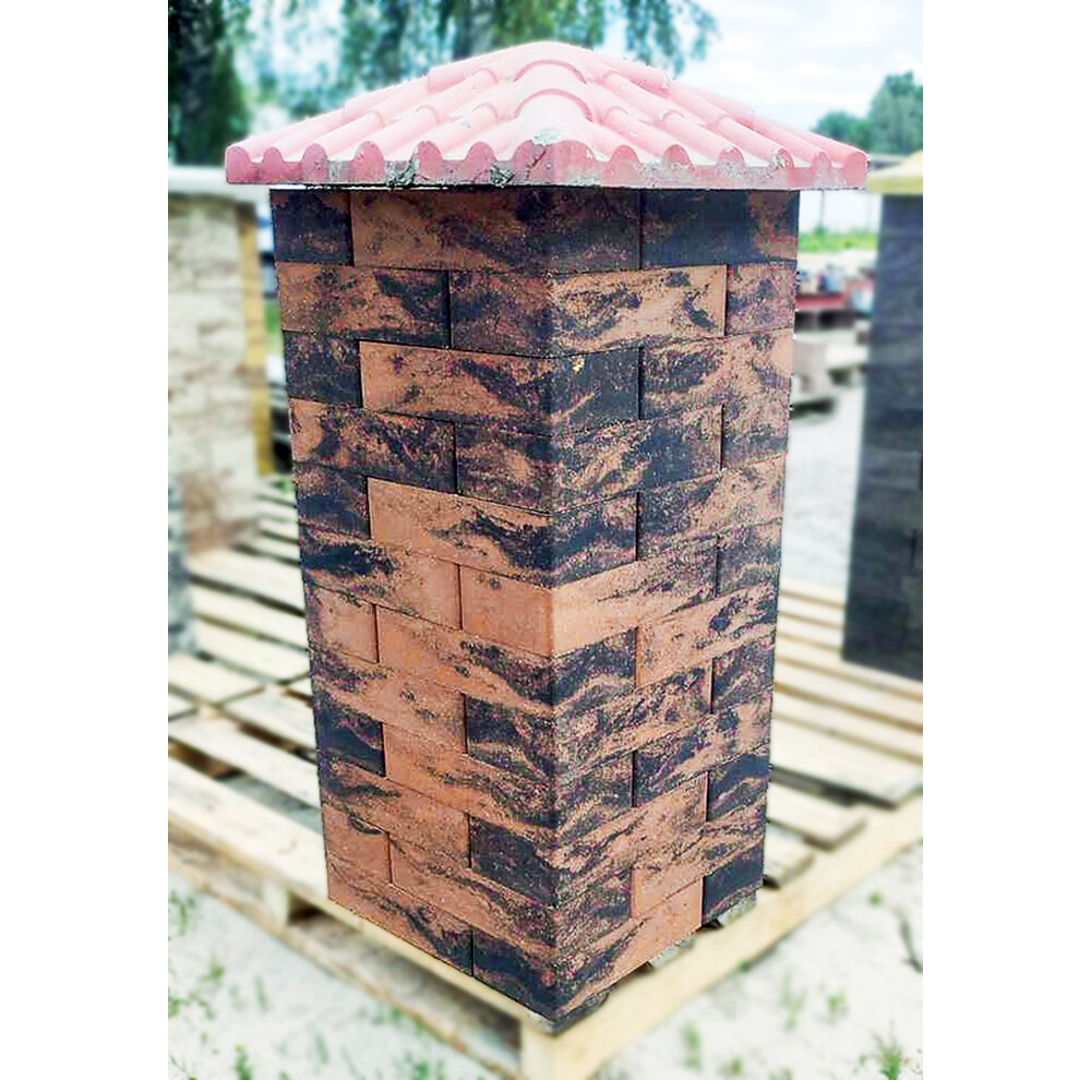 Облицювальна гладка цегла Євроцегла Гранат, фото 2