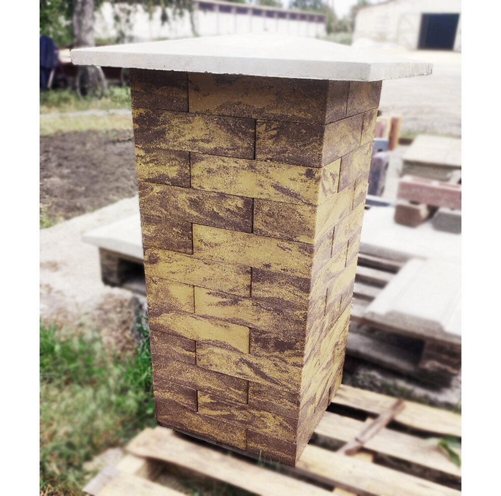 Облицювальна гладка цегла Євроцегла Бурштин, фото 2